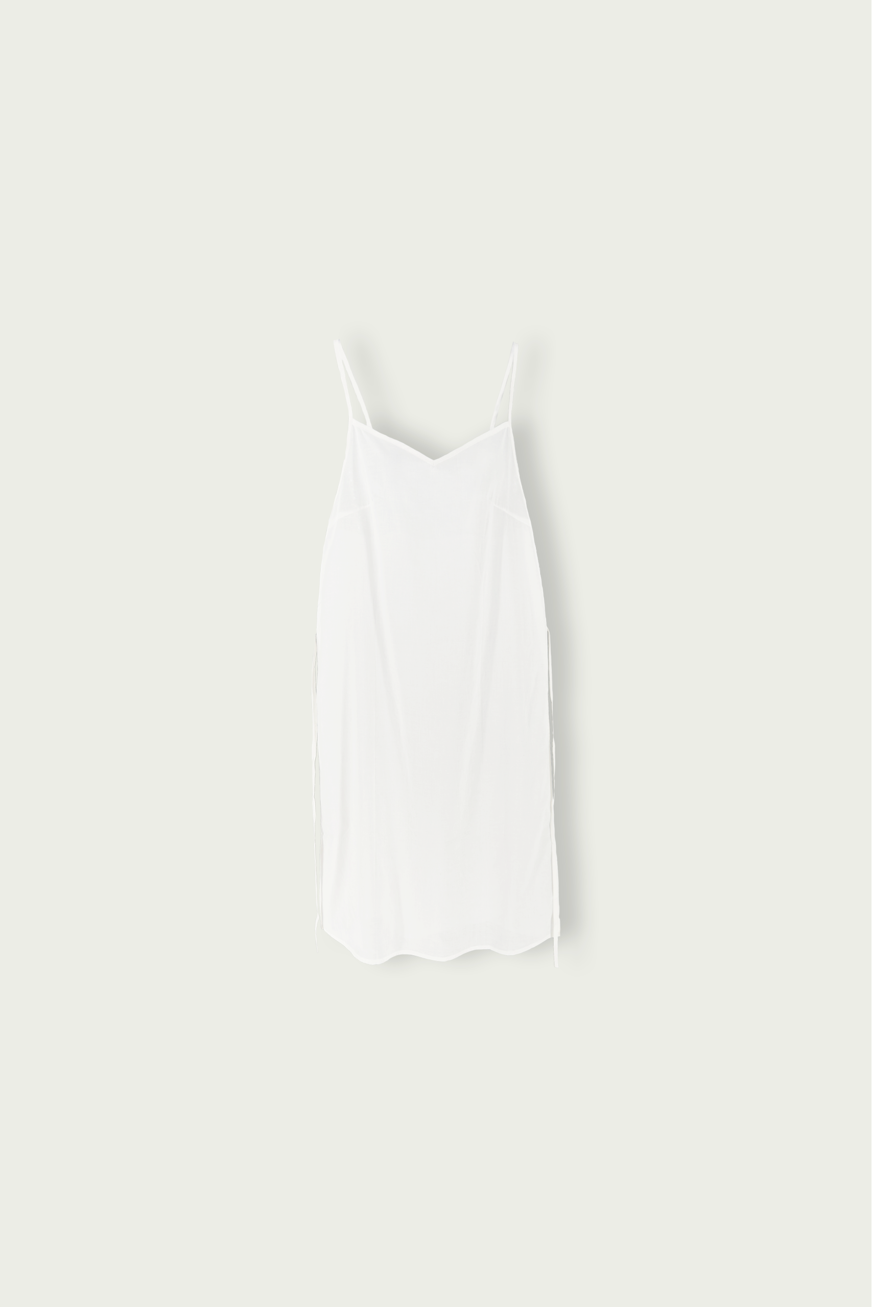 Unbleached White Slip Dress