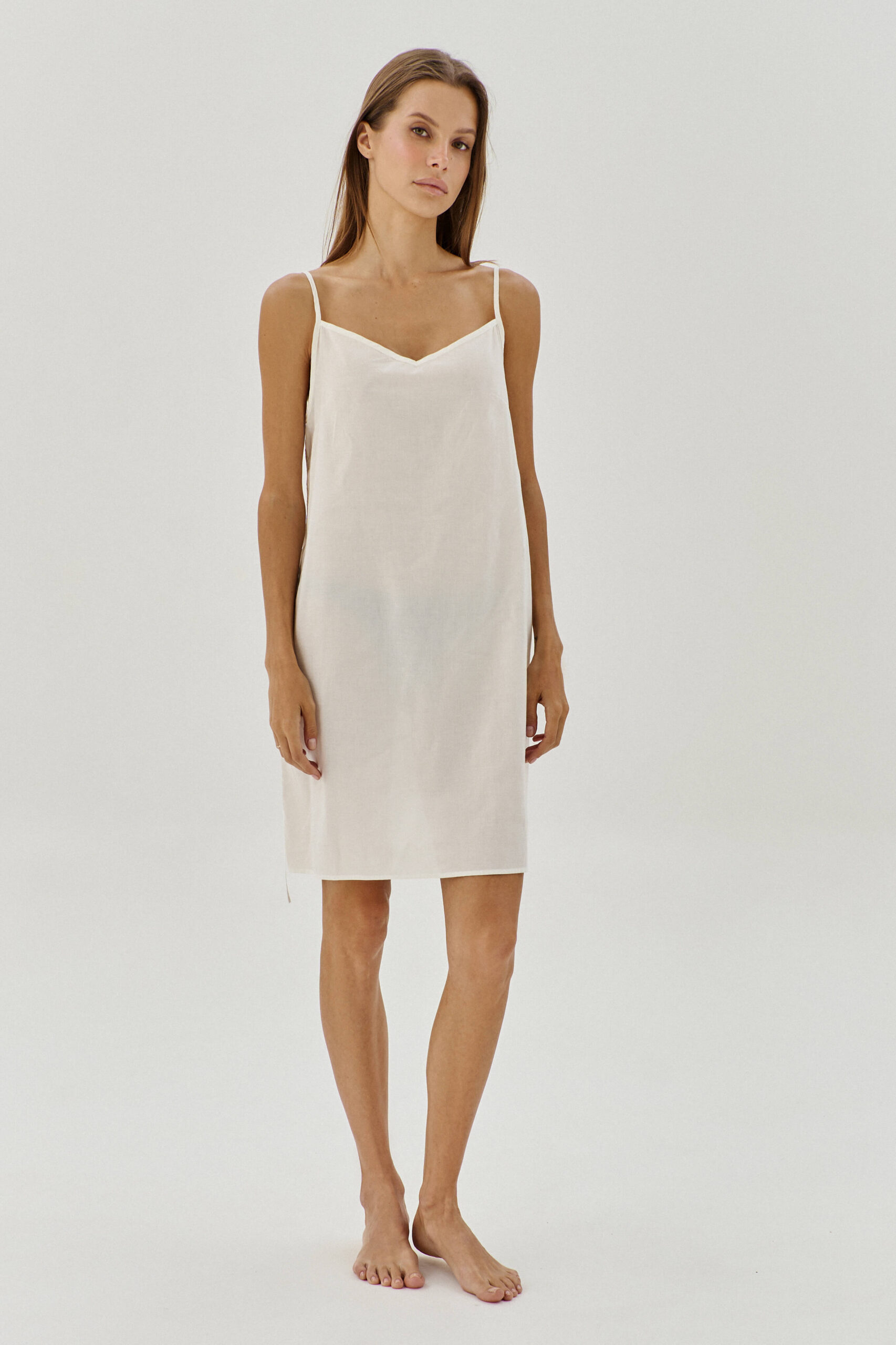 White Slip Dress